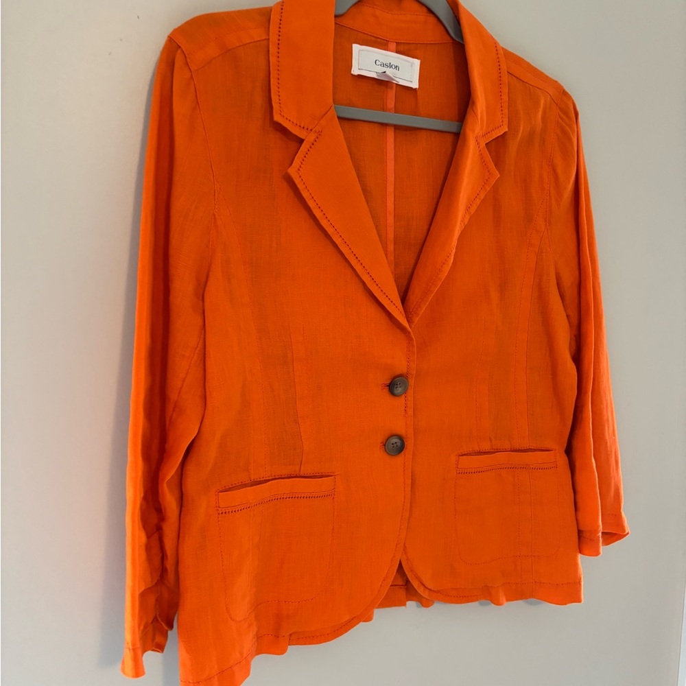 Caslon Vibrant Orange Women's Blazer
